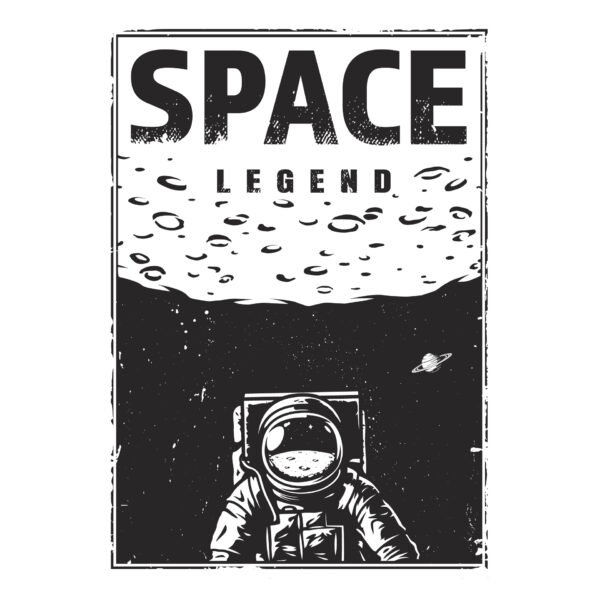 grafika plakat space legend