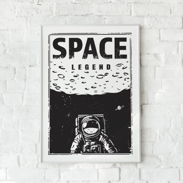 plakat grafika space legend